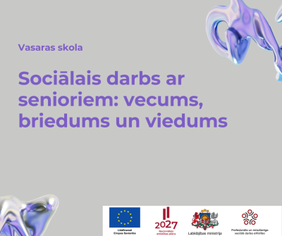 vizuālis: Sociālais darbs ar senioriem vecums, briedums un viedums