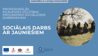 Sociālais darbs jauniešiem mācību afiša