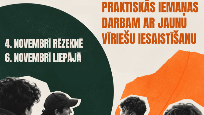 Vizuālis par pasākumiem zēniem un jauniem vīriešiem