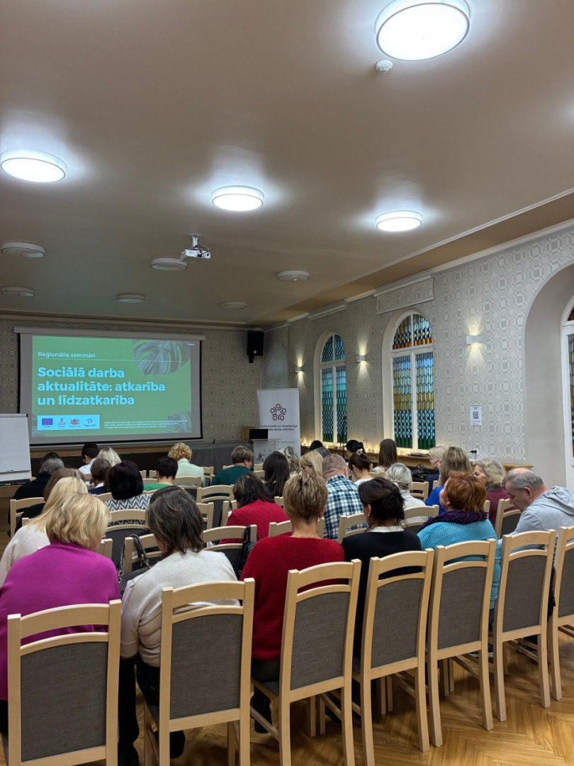 Reģionālie semināri “Sociālā darba aktualitātes: atkarība un līdzatkarība" Jelgavā