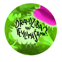 Draudzība vai ievilināša? uzlīme