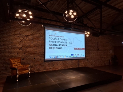 foto no konfences prezentācijas ekrāna