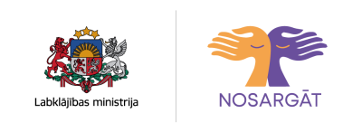 logo josla:  LM logo un nosargat logo