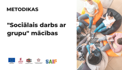 metodika - socialais darbs ar grupu - mācību afiša