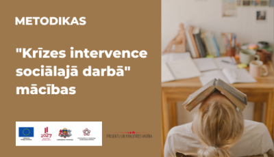 Krīzes mācību izskaidrojums un bilde ar apjukusu cilveku