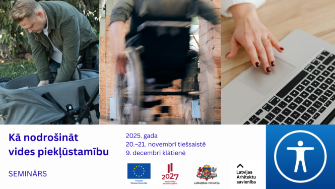 vides piekļūstamības semināra baneris
