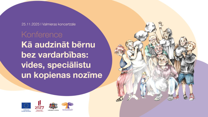 Notiks starptautiska konference par bērnu nevardarbīgu audzināšanu afiša Valmierā 25.11.2025