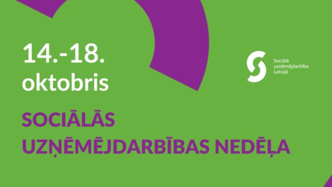 sociālās uzņēmējdarbības nedēļas afiša