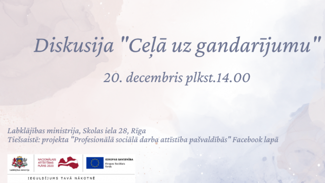 uzraksts uz attēla - Diskusija, ceļā uz gandarījumu