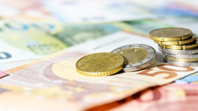 attēls ar euro naudu 
