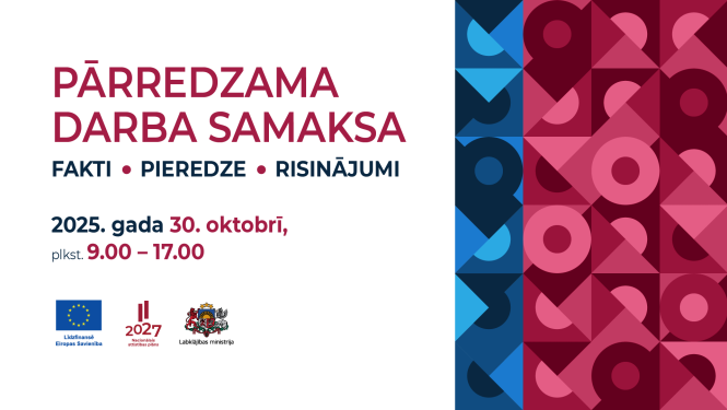 Pardzama darba samaksa - konferences vizuālis