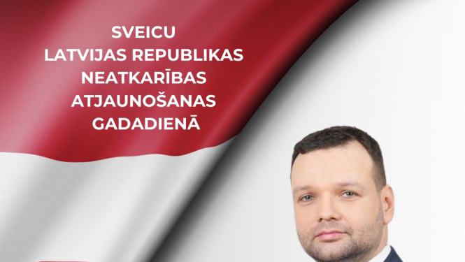 Labklājības ministra R. Uzulnieka sveiciens svētkos