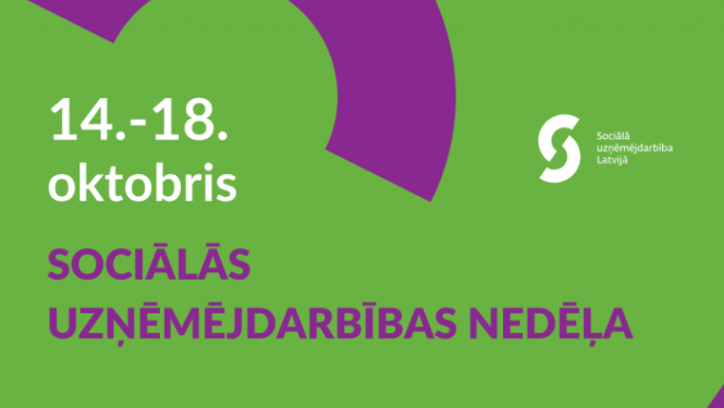 sociālās uzņēmējdarbības nedēļas afiša