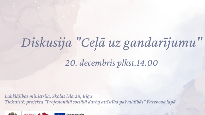 uzraksts uz attēla - Diskusija, ceļā uz gandarījumu