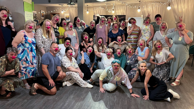 Rudens skolas dalībnieku kopbilde