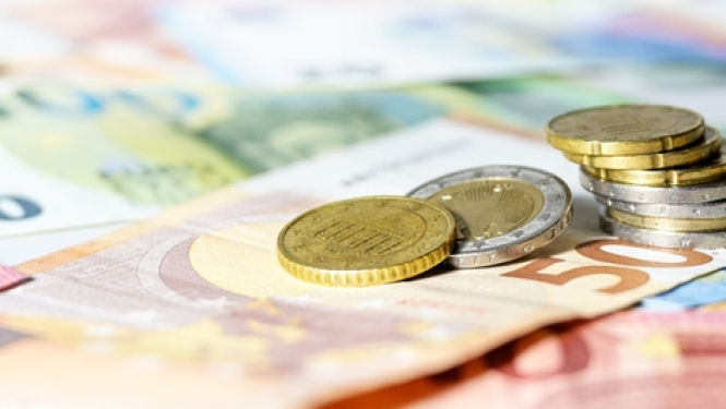 attēls ar euro naudu 