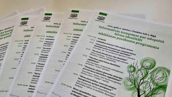 Adopcijas kampaņas atklāšanas pasākuma programma