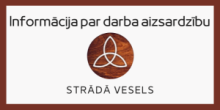 strādā vesels baneris