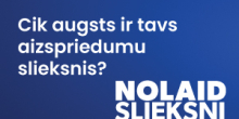 Kampaņas "Nolaid slieksni" baneris. Uz vizuāļa jautājums - cik augusts ir tavs aizspriedumu slieksnis?